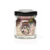 DISCO DUST LONDON BIODEGRADABLE GLITTER - EXTRA CHUNKY - METAL ROSE 20g