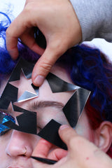 DISCO DUST LONDON STICKY STENCIL SHEETS - STARS