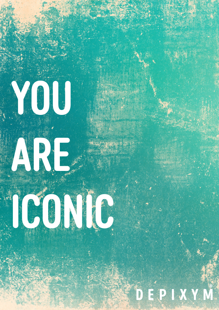 YOU ARE ICONIC POSTCARD