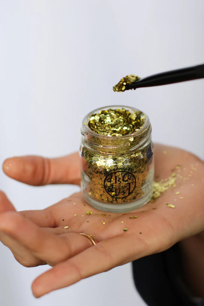 DISCO DUST LONDON BIODEGRADABLE GLITTER - EXTRA CHUNKY - GOLD 20g