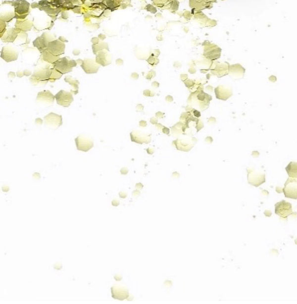 DISCO DUST LONDON BIODEGRADABLE GLITTER - EXTRA CHUNKY - GOLD 20g