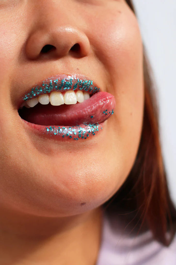 DISCO DUST LONDON BIODEGRADABLE GLITTER - CHUNKY MIX - TURQUOISE 20g